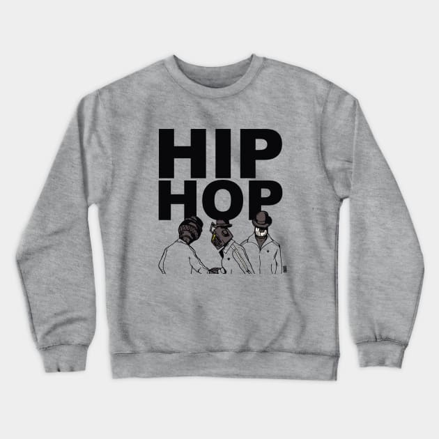 Old-School Hip Hop Crewneck Sweatshirt by Thomcat23